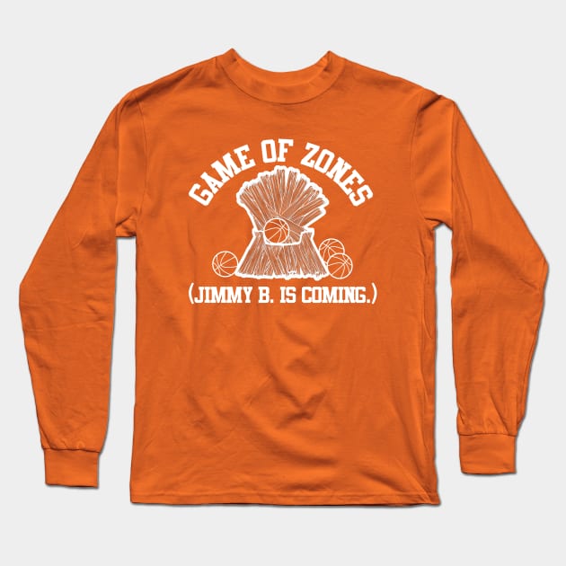 Jimmy B's Game of Zones Long Sleeve T-Shirt by PopCultureShirts